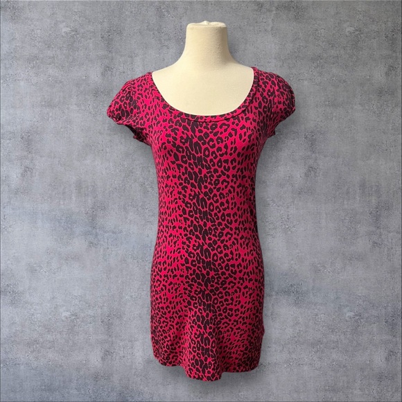 Pink Cheetah Print Dress - Picture 5 of 6